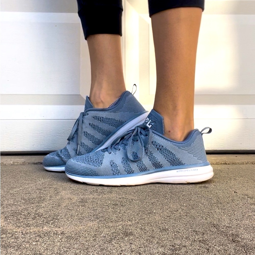 APL athletic propulsion labs Blue Shoes